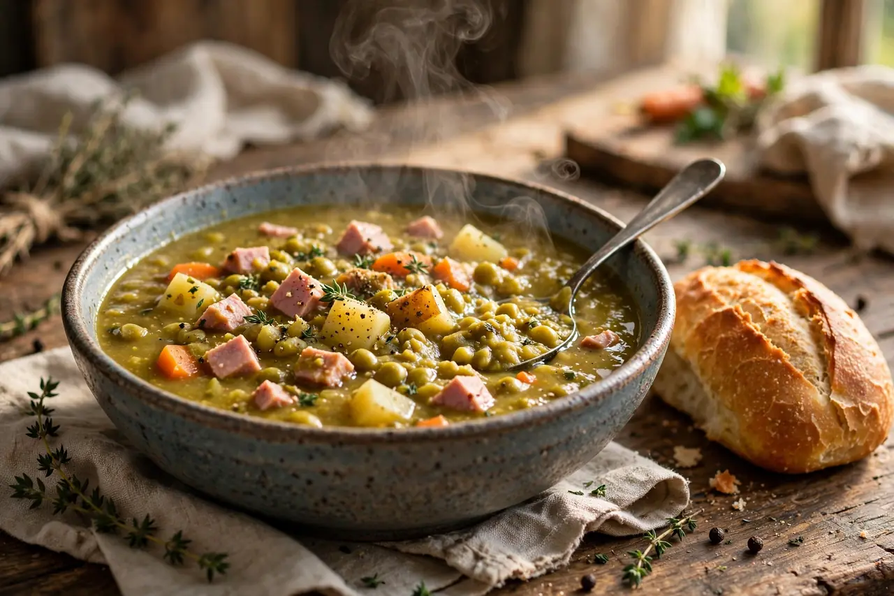 Cheap Split Pea and Ham Soup